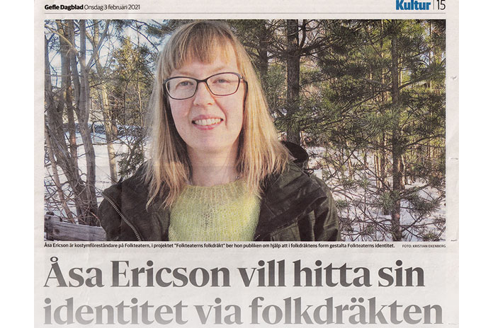 Artikel i Gefle Dagblad 2021-02-03